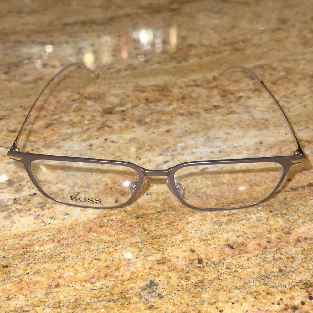 Brand new Hugo Boss titanium eyewear frames BOSS 1253 R81 150 optical